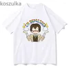 Erkek Tişörtleri Karikatür Bungo Sokak Köpekleri Dazai T-Shirts Erkek/Kadın Anime Tshirt Yumuşak Tees Yaz Günlük Tees-Shirt Pamuk Y2K Giysileri