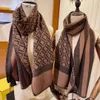 Bufanda Bufanda de lujo Diseñadores Bufandas de cachemira Mujeres Hombres Otoño Invierno Bufandas Impresión Carta Mantones de lana Mantón de colocación de moda Tamaño 180x65 cm Regalo de Navidad