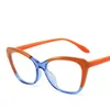 Sonnenbrille Cat Eye Anti-Blaulicht-Brille Retro Mode TR Männer Frauen Plain Computer Großhandel