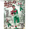 Traje temático Eraspooky Santa Elf Helper Come Men Engraçado Roupa de Elfo de Natal para Adulto T231013