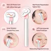 Ansiktsvårdsenheter EMS Compress Eye Massager WAND SMART RED LED -föryngring Eye Skin Draw Anti Aging Eye Dark Circle Borttagning Beauty Machine 231012