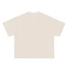 Men's T Shirts Washed Vintage Foam Flame Eye Print Shirt Men Women 1:1 Quality Gray Oversized T-shirt Top Tees