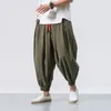 Men's Pants FGKKS Spring Men Loose Harem Pants Chinese Linen Overweight Sweatpants High Quality Casual Brand Oversize Trousers Male 231013