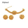 Bröllopsmycken set Hawaiian Fashion Gold Filled Plated Bridal Set Halsband örhängen Armband Ringgåvor Bröllopsmycken Set för kvinnor 231012