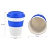 Tumblers Great Juice Mug Portable Water Long Laring Bekväm att greppa all-Purpose Beverage Coffee Cup med spirallock