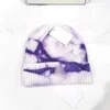 Caldi cappelli firmati Berretto firmato Cappelli natalizi Cappelli aderenti Cappello colorato in filato centrale Cappello da secchiello Cappello lavorato a maglia di lana Berretti con teschio primaverile Lettere Casual all'aperto