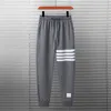 Classic Trendy Cotton Pants Knitted Pants for Men and Women's Couples Casual Sports Pants Four Bar Guard Pants Leggings