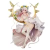 Mascot Costumes 24cm Anime Figure Super Sonico Sexy Wedding Dress Deluxe Standdiing Model Dolls Toy Gift Collect Boxed Ornament Pvc Material