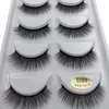 Falska ögonfransar 53pairs Makeup Eyelashes Soft Fluffy Lashes False Dramatic 3D Mink Lash Extension Make Up Cilios Faux Cils 231012