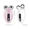 Face Care Devices EMS Face Lifting Microcurrent Roller Massager Electric Massage Device Spa V Shaped Face Anti Wrinkle Reduce Double Chin 231012