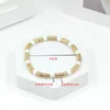 Charm Bracelets Bohemian Enamel White Cold Wind Autumn and Winter Models Stacking Allmatch Street Style Fashion Womens Bracelet Bangle Jewelry 231012