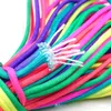 Klättringslep 100 meter Yougle Colorful Rainbow Cord Parachute Paracord Tie Dye Style Type III 7 Strand 550 Fantastisk för hundfisk 231012