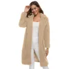 Fausse fourrure Teddy manteau femmes vestes d'hiver pour chaud doux laine d'agneau fourrure longue chaude doudoune en peluche pardessus vêtements d'extérieur décontractés