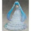 Costumi mascotte 18 cm Animebidimensionale Ragazza Abito da sposa Posizione in piedi Modello Bambole Giocattolo Regalo Raccogli ornamenti in scatola Materiale in PVC