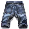 Całkowite nowe dżinsy mężczyźni letni styl patchwork Męskie krótkie spodnie dżinsowe spodnie Wysokiej jakości swobodny męski krótki Plus1844