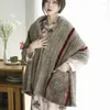 Scarves Besfilin Knitted Natural Mink Furs Shawl Hand Woven Large Scarf Versatile Keep Warm Travel For Women Party In Winter And Autumn