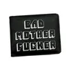 Hela ny design BMF plånbok broderi logotyp dålig mamma fcker handväska med hållare mens plånböcker dropp228h 185h
