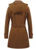 Women's Wool Blends Autumn and Winter Women Woolen Coat Hooded Tweed Jacket for Women 231013