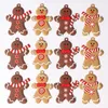 Kerstdecoraties 1 set Gingerbread Man-kerstboom PVC-ornamenten met touw Vrolijke kerstboom Zacht Woonkamer Festival Woondecoratie 231013