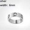 Designer Love Ring designer ring voor dames heren 18K verguld met diamanten voor liefhebbers ring Letters Sieraden 4mm 5mm 6mm ringen Mode hoge kwaliteit Sieraden