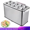 110V 220V Commercial Egg Saus Roll Cooker Electric Hot Dog Boiler Steamer Omelette Master Cup Breakfast Machine 10 Hål