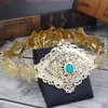 Inne modne akcesoria słoneczne Algeira Maroko Łańcuch paska Kobiety Kobiety Specjalne kolory kaftan pasek złoty kolor body biżuter