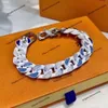 Bracciale collana alla moda Uomini e donne con lo stesso stile Coppie hip-hop alla moda Catene per clavicole che offrono al fidanzato molteplici opzioni tra cui scegliere dal lusso