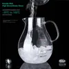 Tubllers Oneisall 2800 ml szklany miotacz Przezroczysty wód z dzbanem odporności na ciepło Pojemnik Sok z pokrywką 231013