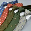 Bow Ties 9cm Tie For Men Business Personality Vintage Cravat Printing Broken Flower Necktie Gravity Masculine