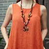 Pendant Necklaces Boho Jewelry Ethnic Style Long Hand Made Bead Wood Elephant Necklace For Women Wholesale Price Decent