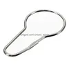 Douchegordijnen RVS Verchroomd Bad Badkamer Gordijnringen Clip Easy Glide Haken Drop Delivery Huis Tuinaccessoires Dhmud