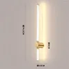 Wall Lamp Modern Simple Long Strip LED Bedroom Bedside Tube Light El Staircase Corridor TV Background Sconces