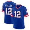 Malik Nabers Tommy Devito Jersey Kayvon Thibodeaux Daniel Jones Michael Strahan Darren Waller Dexter Lawrence II Jalin Hyatt Brian Burns Banks Jerseys de futebol