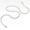 S925 z VVS Moissanite dobra jakość Factory Cena Hip Hop Biżuteria Icedout Tennis Chains Vvs Mossanite Jewelry Tinnis Chain