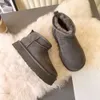 Mulheres Austrália Tazz Tasman Chinelos Designer Botas Luxo Fur Slides Clássico Ultra Mini Bota Mulheres Slide Camurça Lã Inverno Quente Tornozelo Sapatos UGGsity Chinelos 54ESS