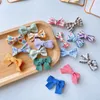 Hair Accessories Baby Sweet Fashion Kids Clip Children Bow Hairpins Korean Grip Checked Barrettes