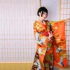 Vêtements ethniques Kimonos japonais traditionnels Obi Yukata Femmes Costume Geisha Haori Kimono Japones Cosplay FF2215