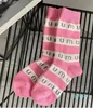 Textile Stocking Designer With Letter Stockings Fashion Winter Warm Les Bas Popular Ladies 3 Colors Sports Socks