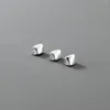 Loose Gemstones 5pcs/lot 925 Sterling Silver Irregular Twisted Beads 3.5x3mm S925 Handmade Small Spacer DIY Jewelry Making