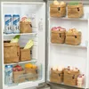 Sacs de rangement 1 / 2pcs épaissis de grosses sacs en papier kraft lavables imperméables Réfrigérateur Kitchen Home Ins Food