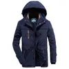 Piumino da uomo Parka da uomo lungo invernale Cappotti Piumini con cappuccio in pile Casual caldo Parka di buona qualità in cotone maschile Fit lungo Trench Taglia 6XL J231014