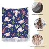 Sciarpe Sciarpa Axolotl carina per donna Inverno caldo scialli di Pashmina e avvolgere pesci acquatici animali acquatici lungo grande scialle da donna