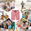 Shorts pour hommes Summer Summer Retro Daisy Surfing Vintage Floral Print Design Board Pantal
