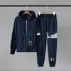 Hela designern Brand Casual T och B Hoodie Lovers Sport Coat Jacket Jacket Pure Cotton Material Original Standard282s