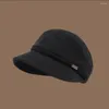 Berets Ladies Corduroy Hat Trenda dla kobiet stylowych kobiet beret beret wszechstronny zima wygodna