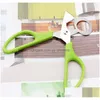 Egg Tools Metal Cutter Pearl Opener Quail Eggs Scissors Cracker Tool Wholesale Drop Delivery Home Garden Kitchen Dining Bar Dhqzq