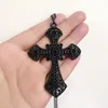 Sautoirs gothique noir grande croix pendentif collier Halloween décoration mariage banquet cadeaux de vacances hommes femmes bijoux quotidiens 231013