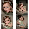 Poupées Poupées 60Cm Bebe Reborn Doll Belle Enfant Fille Peinte À La Main 3D Veines Visibles Doux Au Toucher Bébé Bonecas Jouets Jouets Cadeaux Poupées Acces Dhrmw