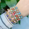 Strand Wholesale Demon Eye Turkish Colorful Eyes Enamel Jewelry Charm Amulet Bracelet