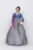 Roupas étnicas femininas Hanbok tecido importado coreano personalizado Hanbok/mãe
